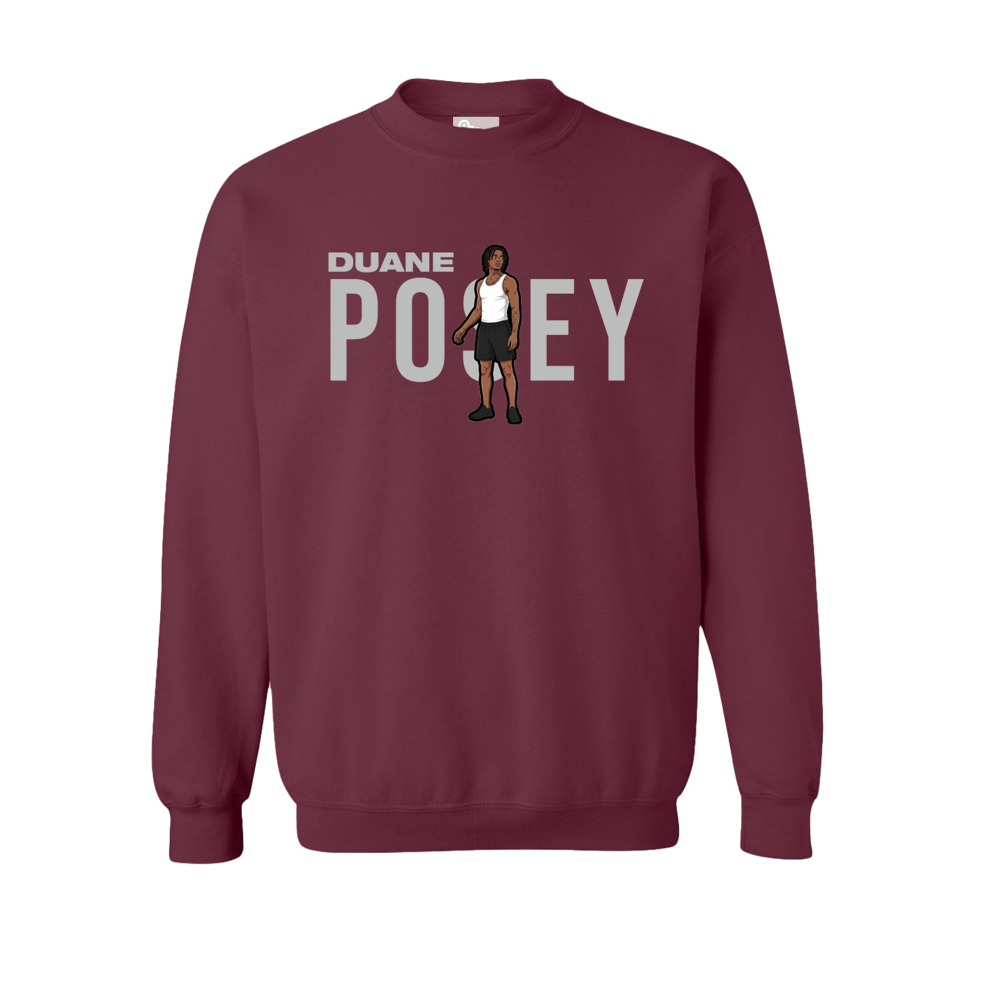 Fleece Crew — Player Name in Maroon