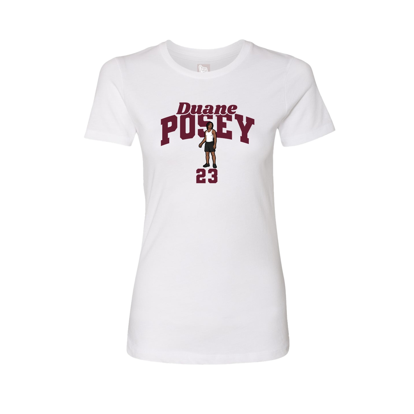 Womens Tee — Signature Arch in White