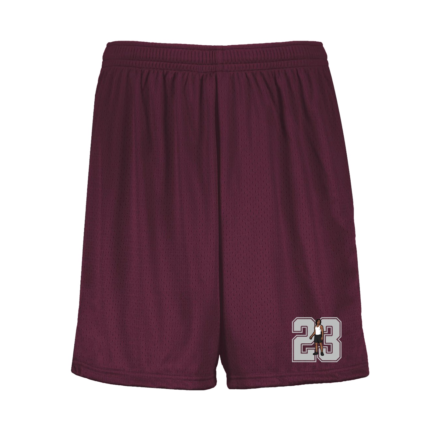 Shorts — Number in Maroon