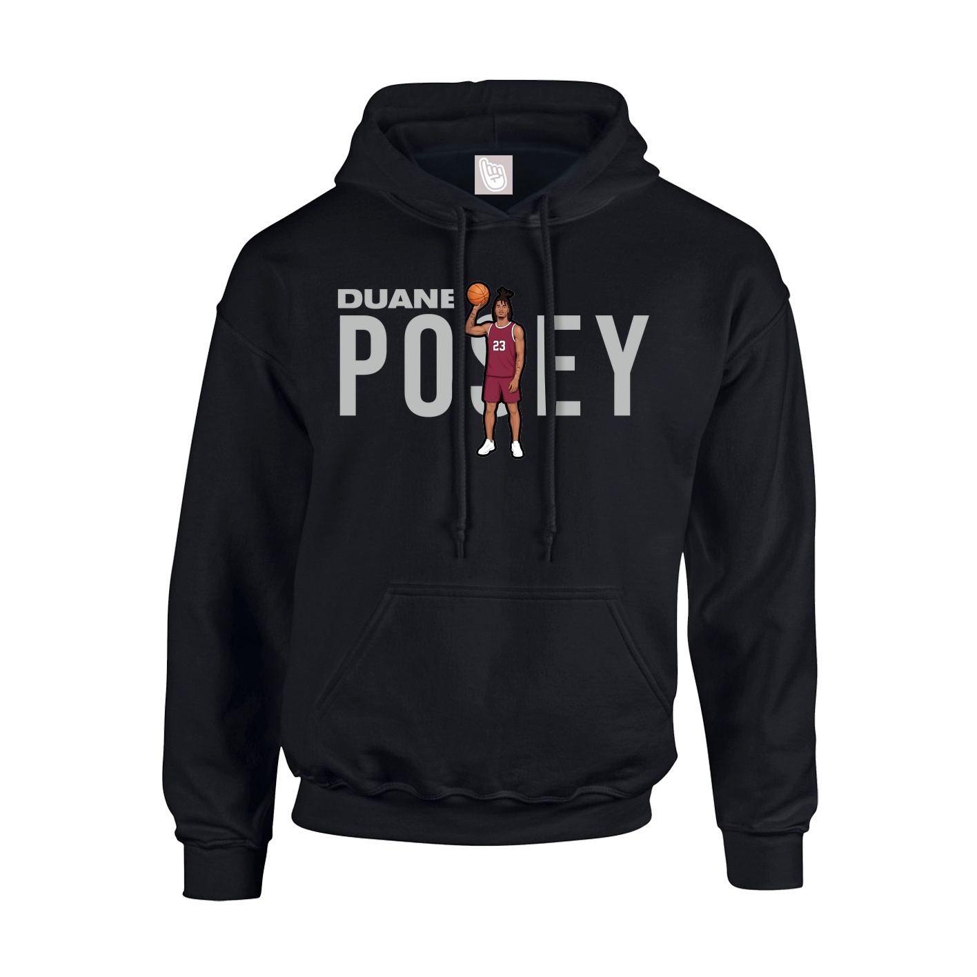 Youth Hoodie — Player Name in Black