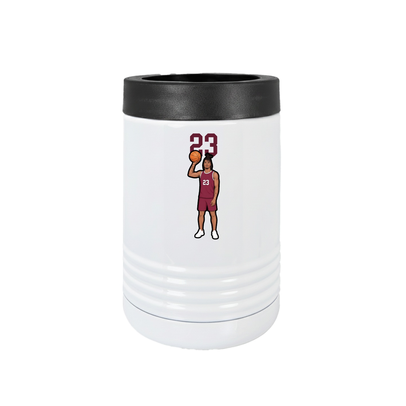 Beverage Holder — Number Top in White
