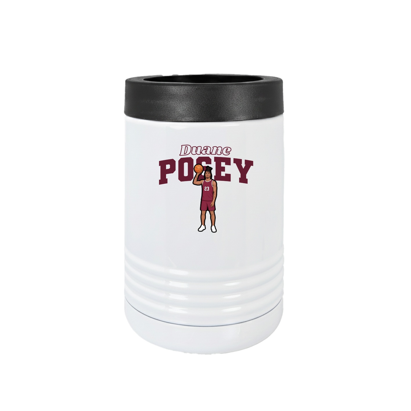 Beverage Holder — Name Arch in White