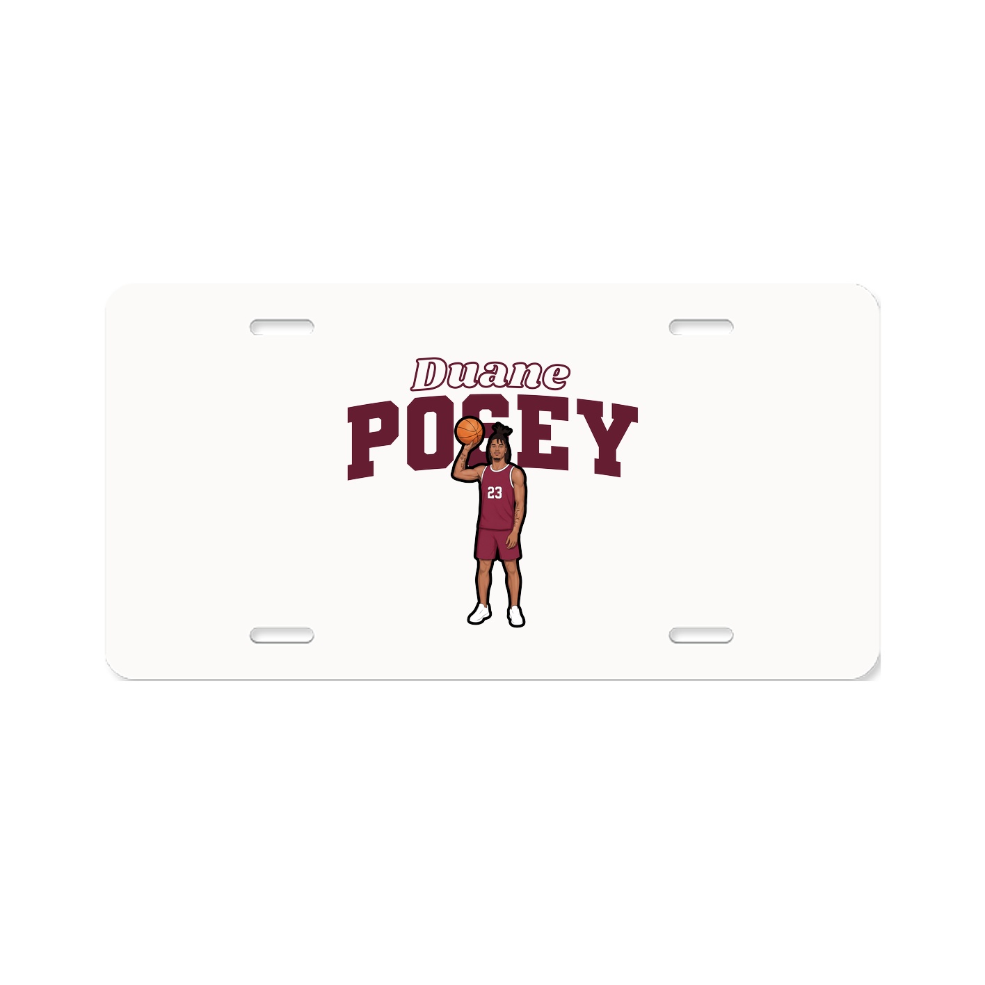 License Plate — Name Arch in Classic