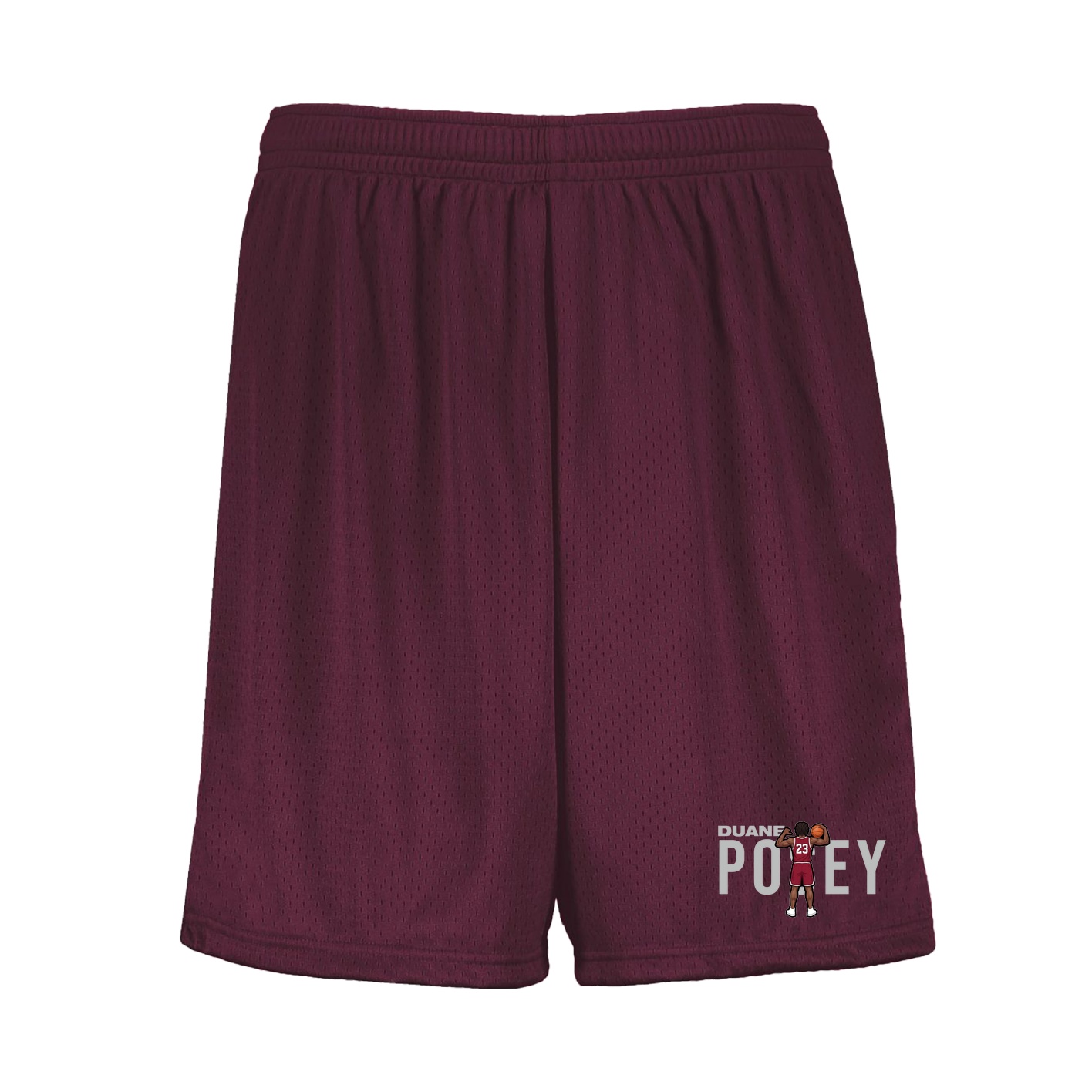 Shorts — Player Name in Maroon