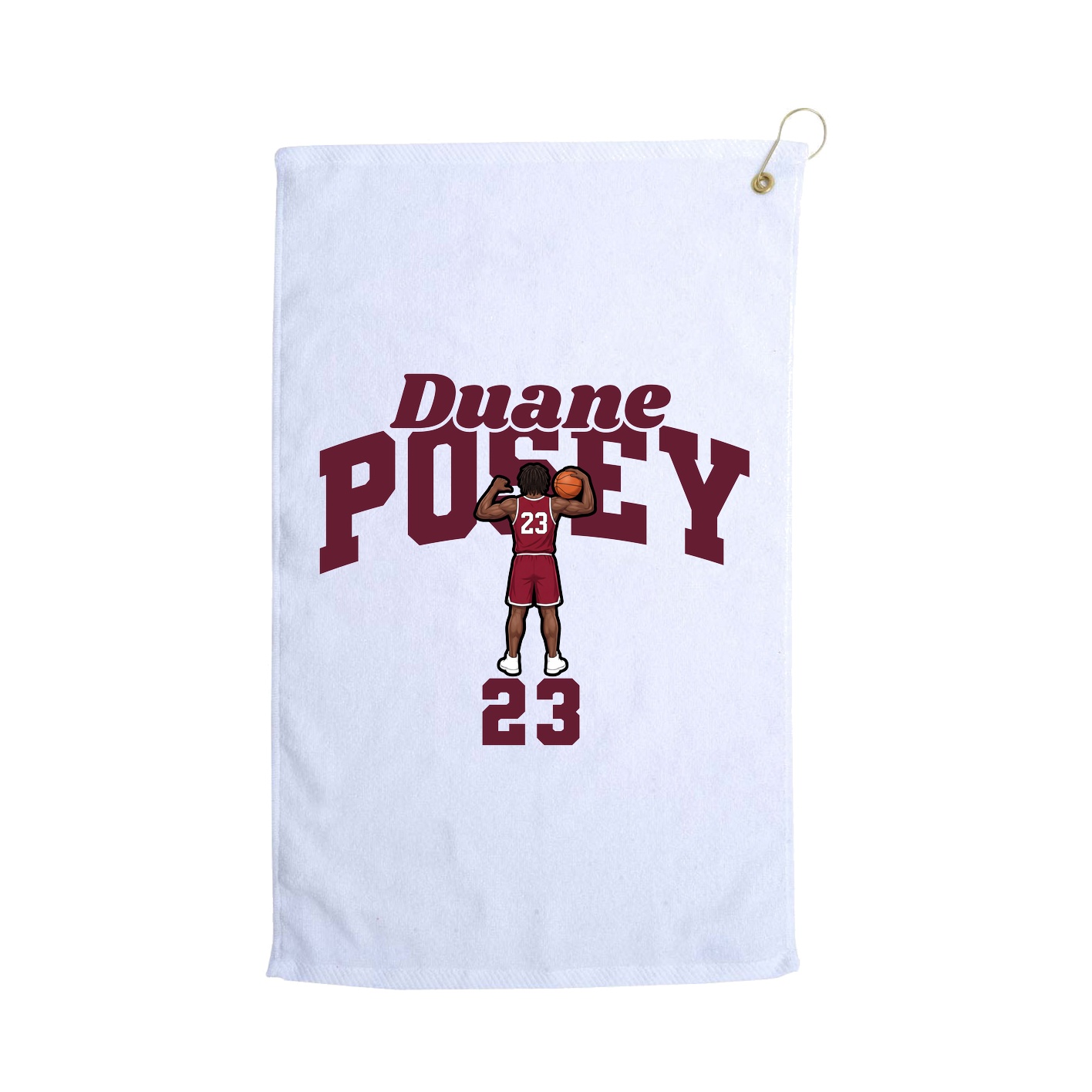 Golf Towel — Signature Arch in White
