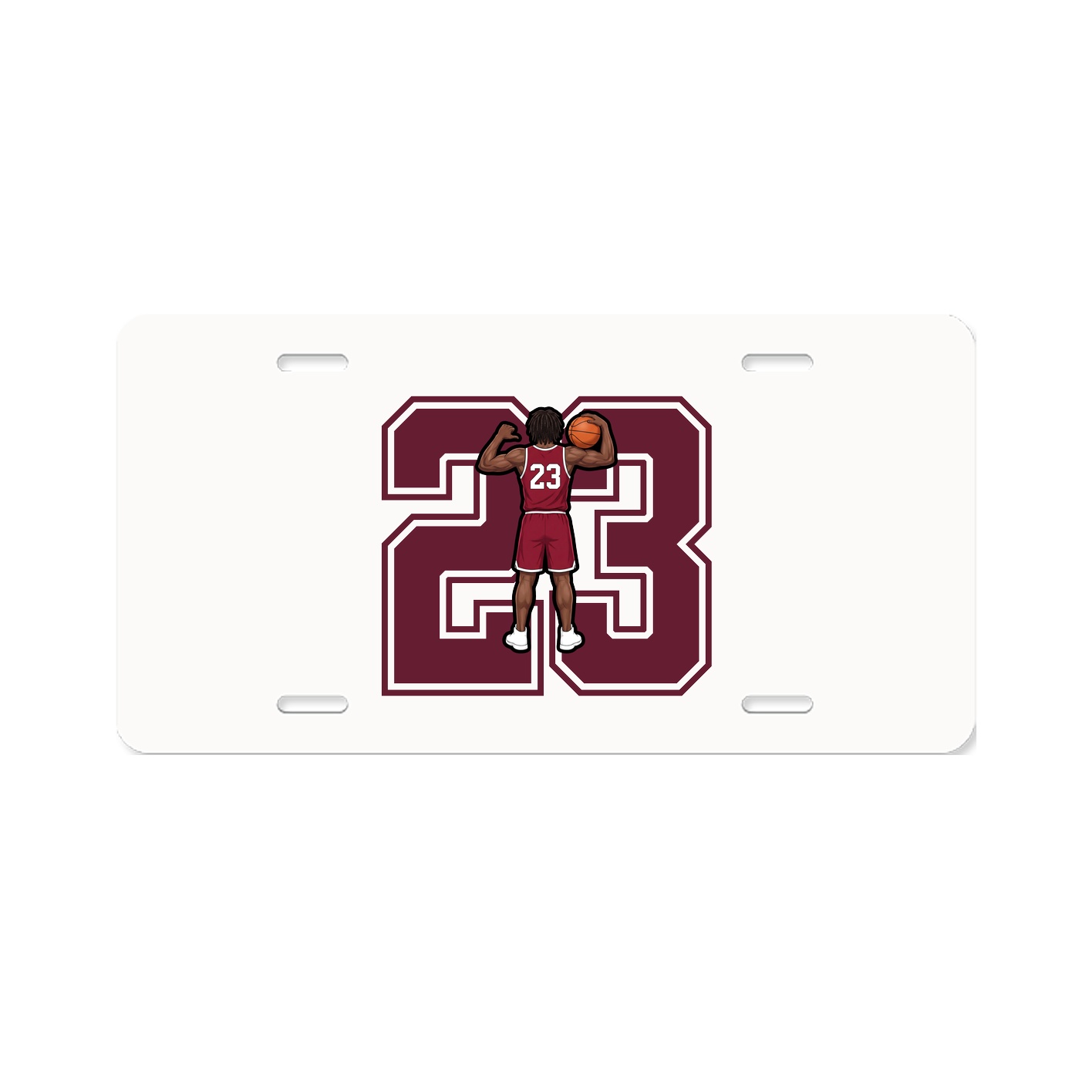 License Plate — Number in Classic
