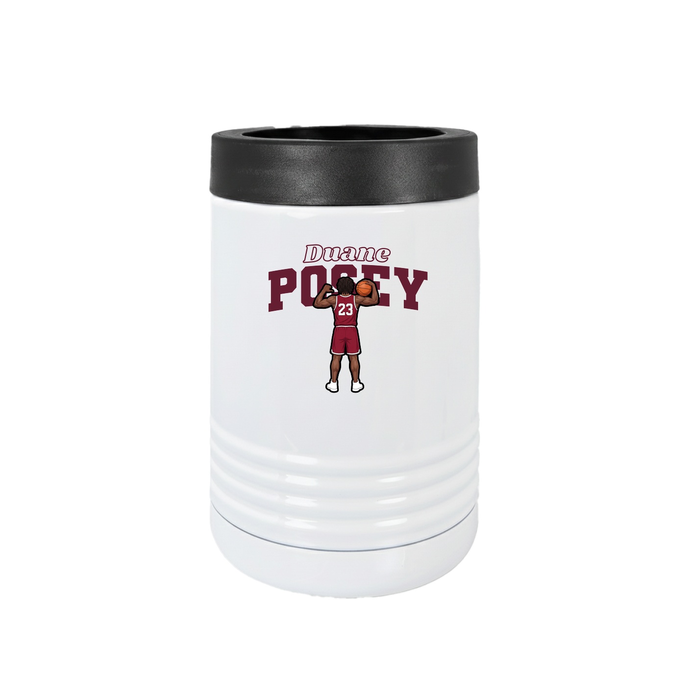Beverage Holder — Name Arch in White