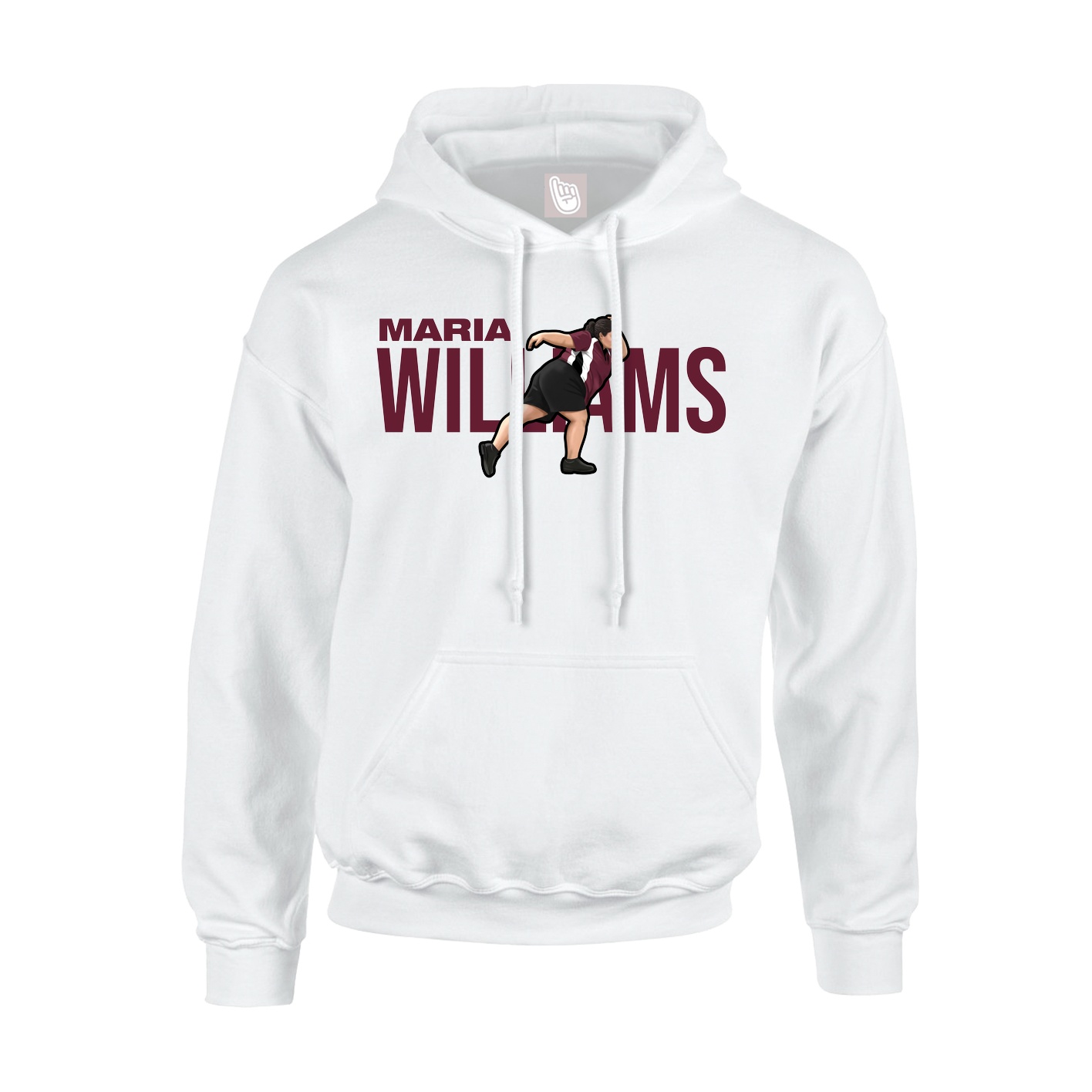 Hoodie — Player Name in White