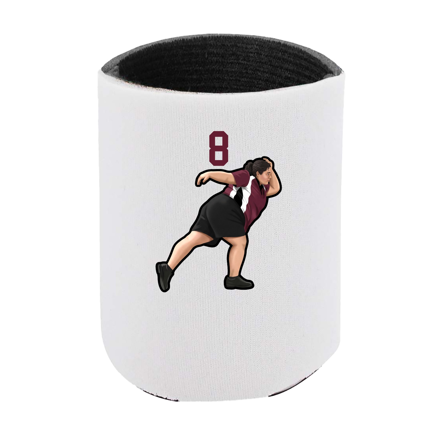 Can Holder — Number Top in White