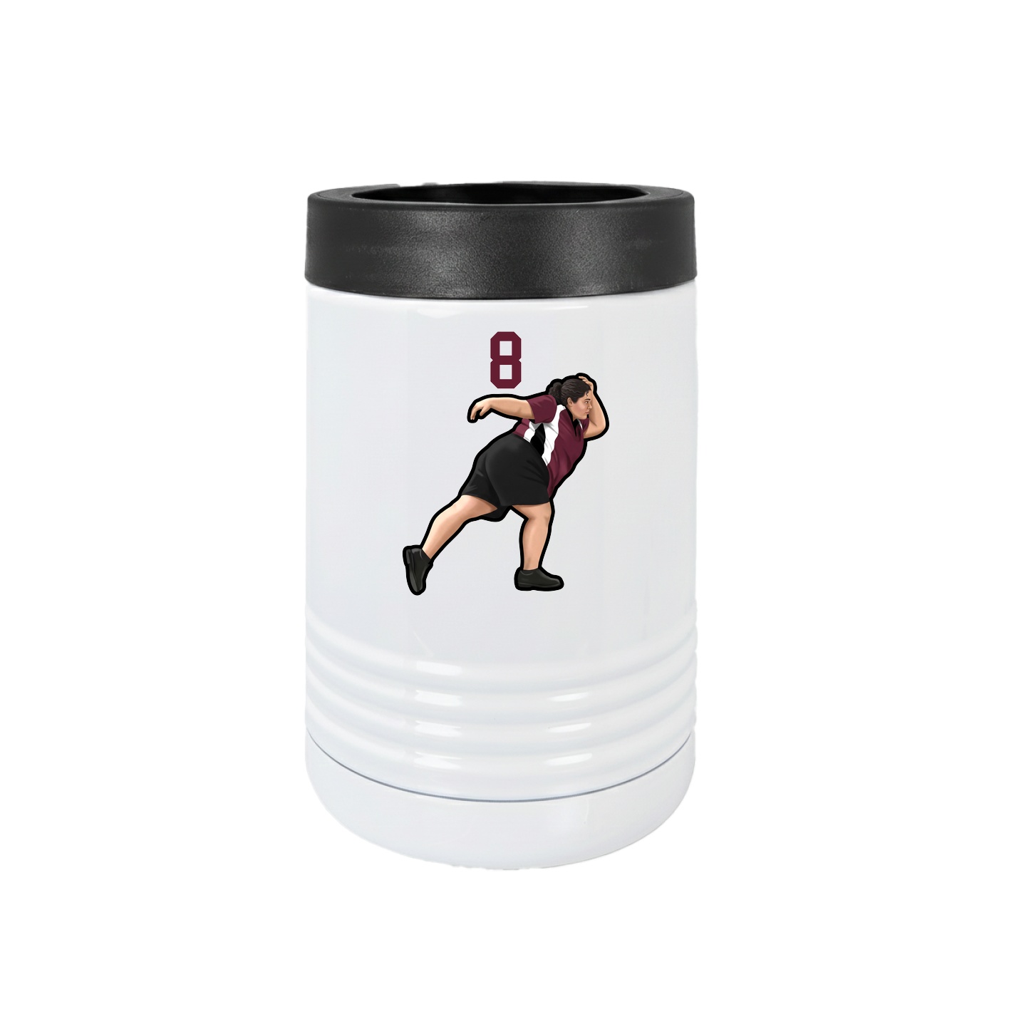 Beverage Holder — Number Top in White