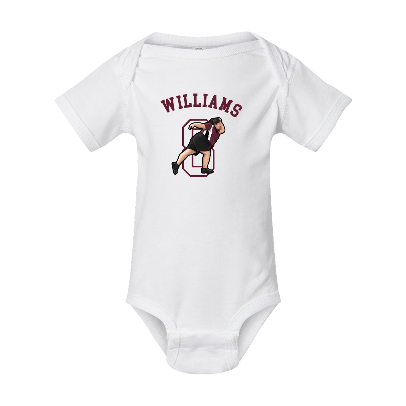 Baby Onesie — Shirsey Arch in White