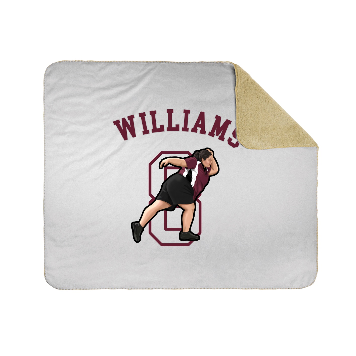 Throw Blanket — Shirsey Arch in White