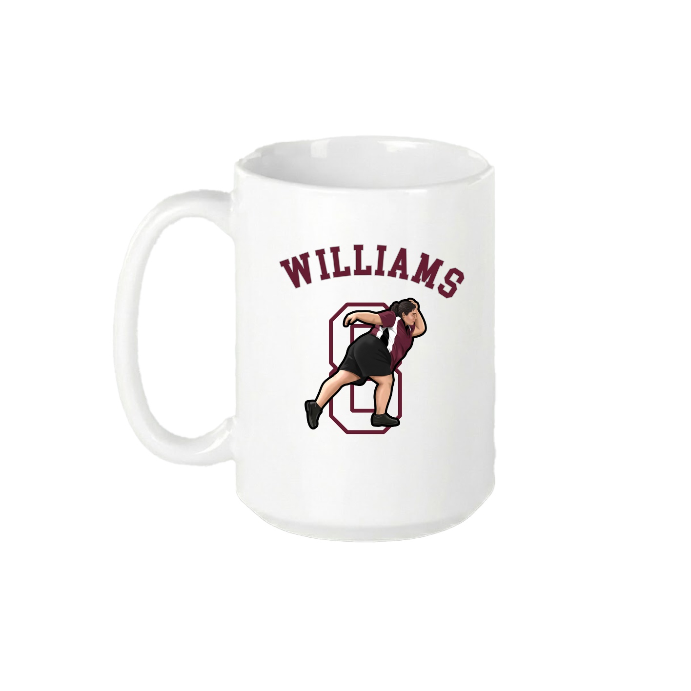 15oz Coffee Mug — Shirsey Arch in White