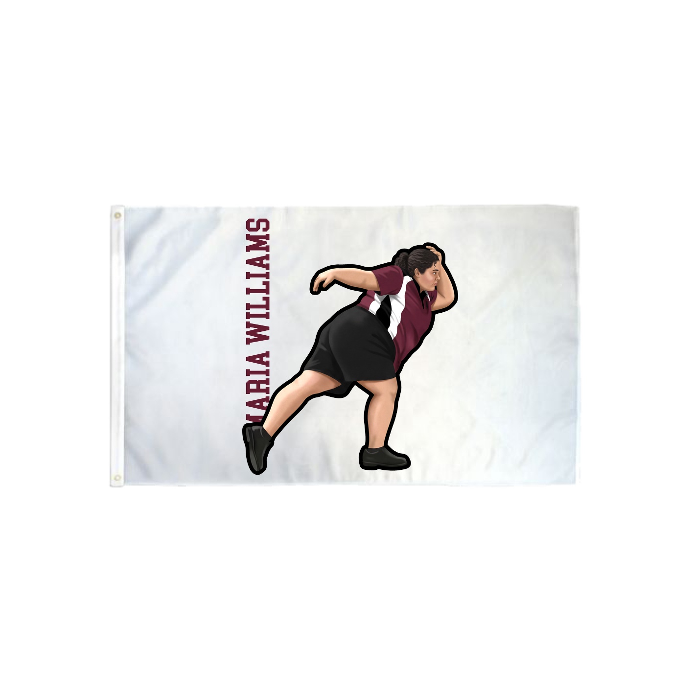 3x5 Flag — Name Vertical in Classic