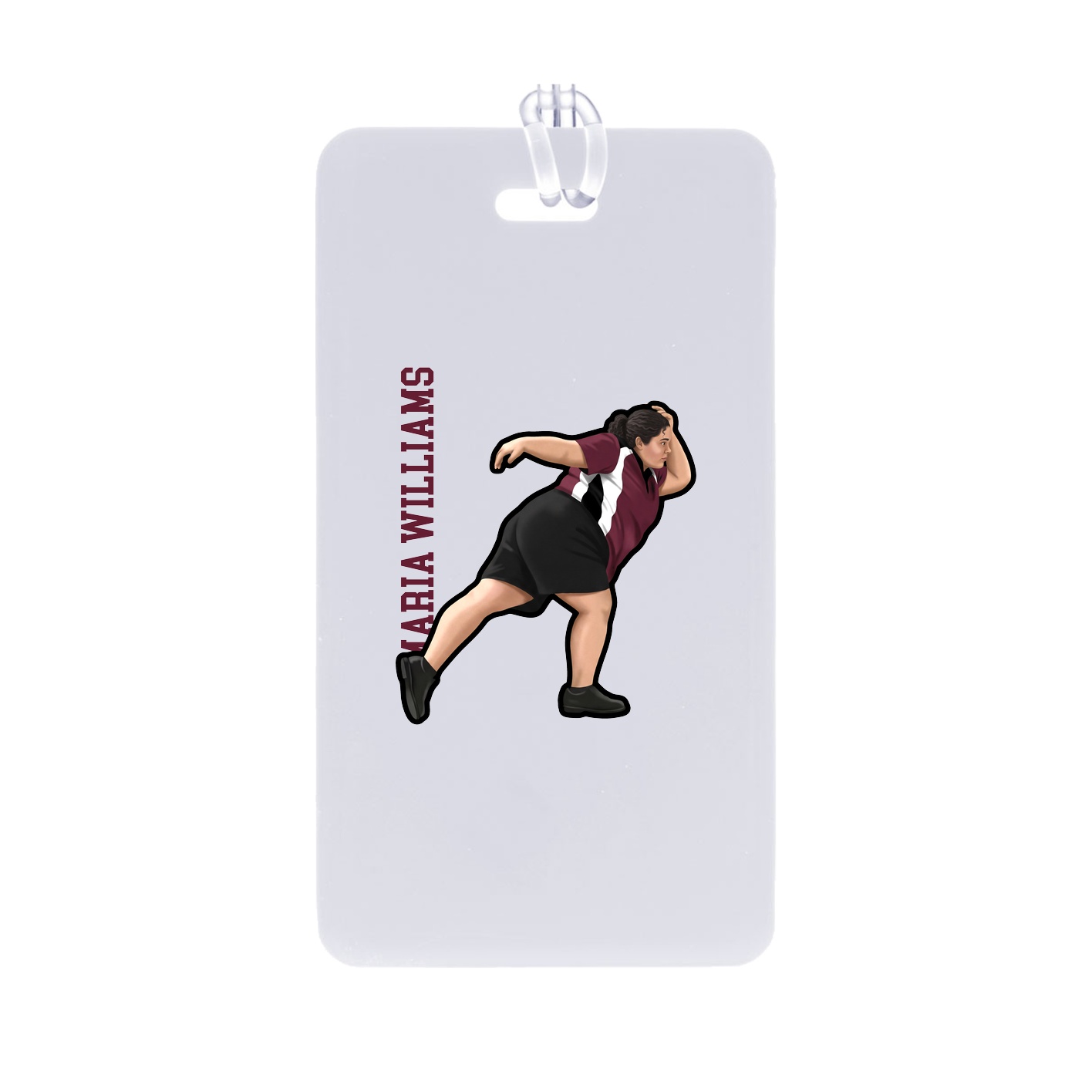 Bag Tag — Name Vertical in Classic