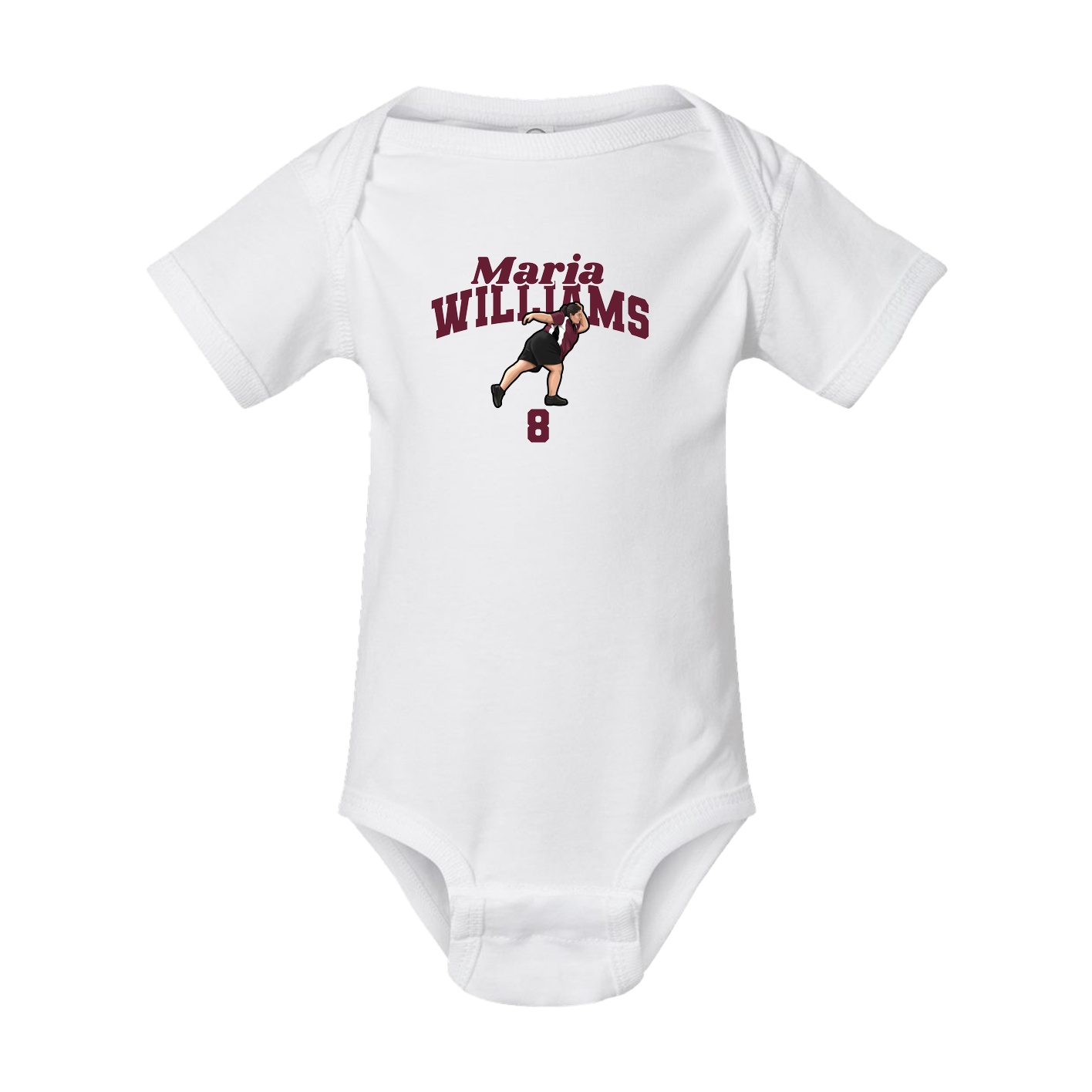 Baby Onesie — Signature Arch in White