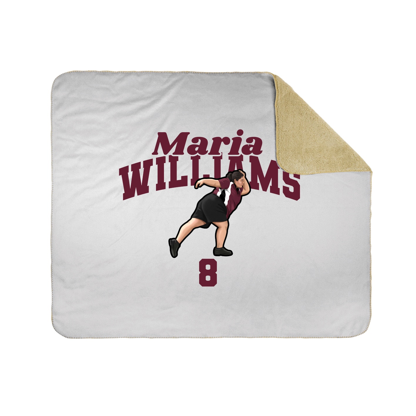Throw Blanket — Signature Arch in White