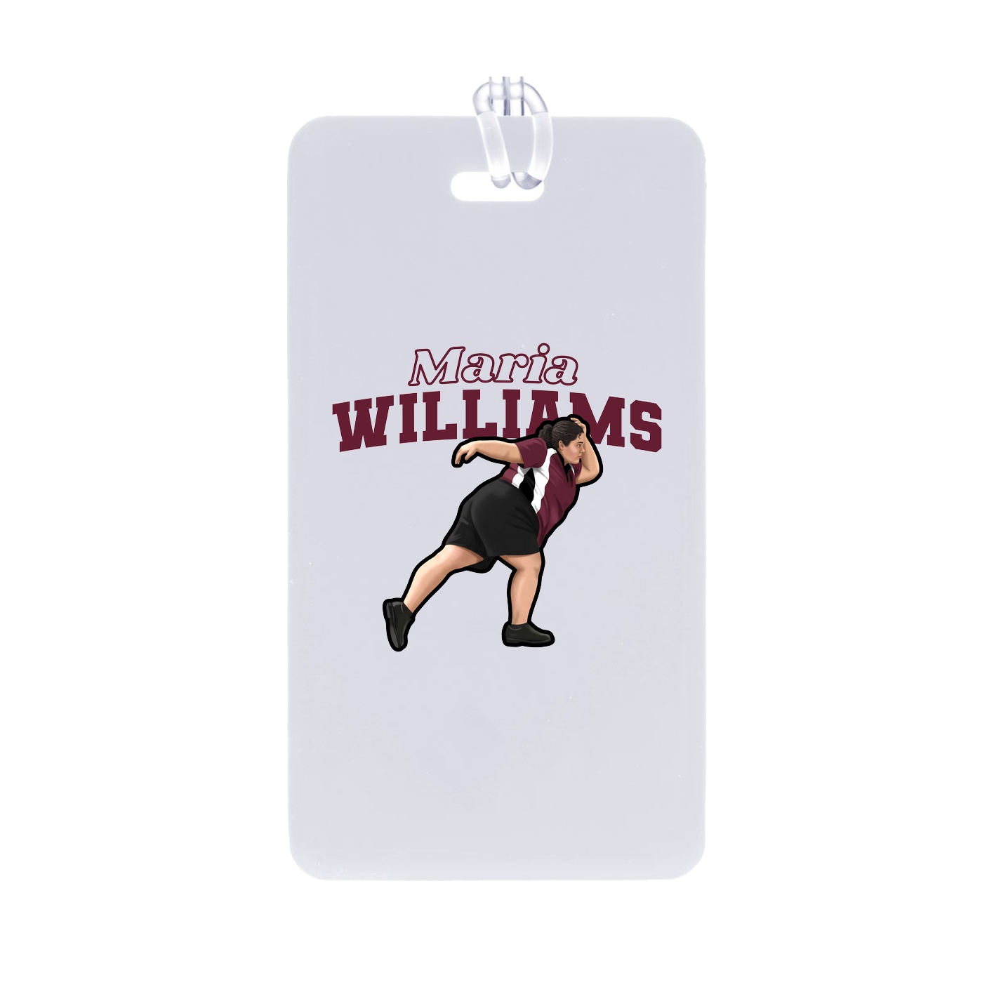 Bag Tag — Name Arch in Classic