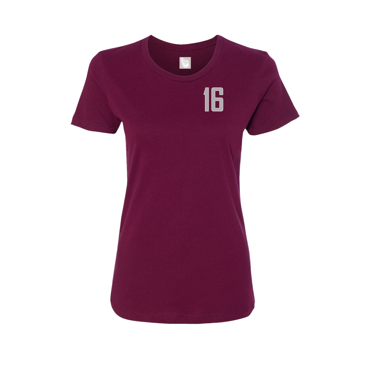 Womens Tee — Front Shirsy in Maroon