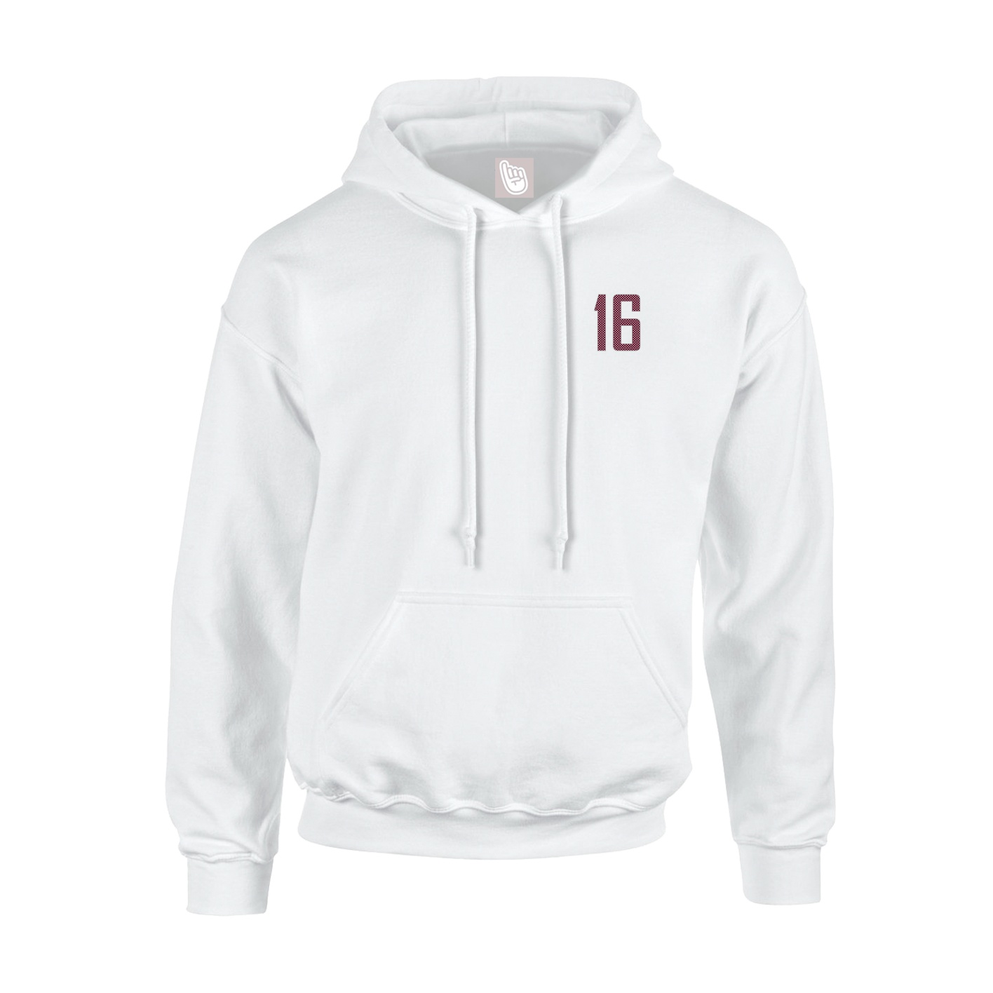 Youth Hoodie — Front Shirsy in White
