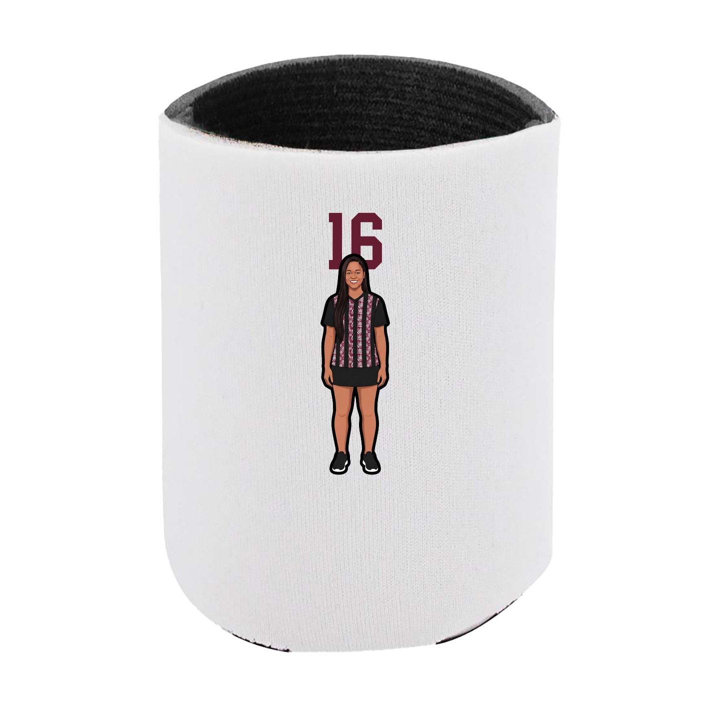 Can Holder — Number Top in White