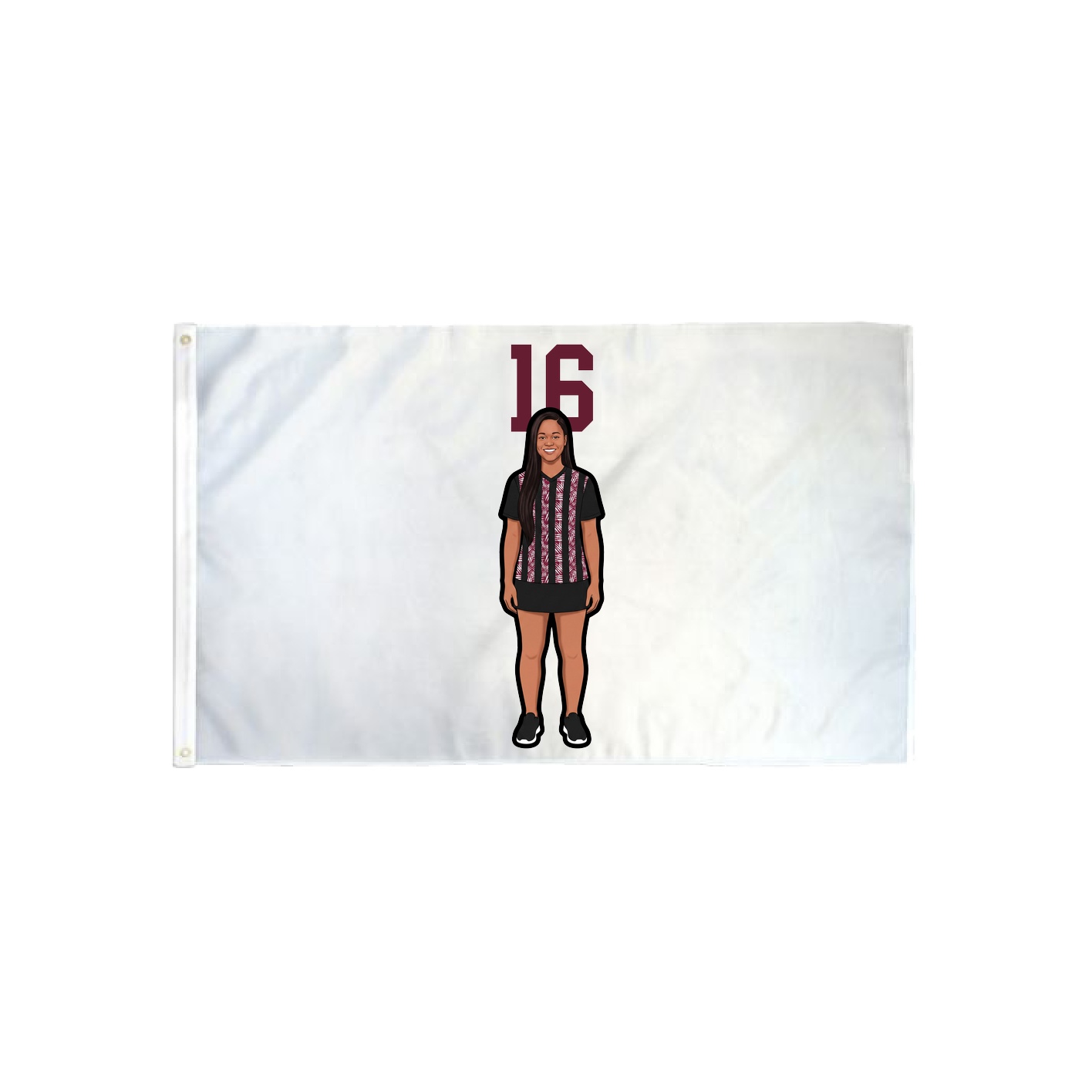 3x5 Flag — Number Top in Classic