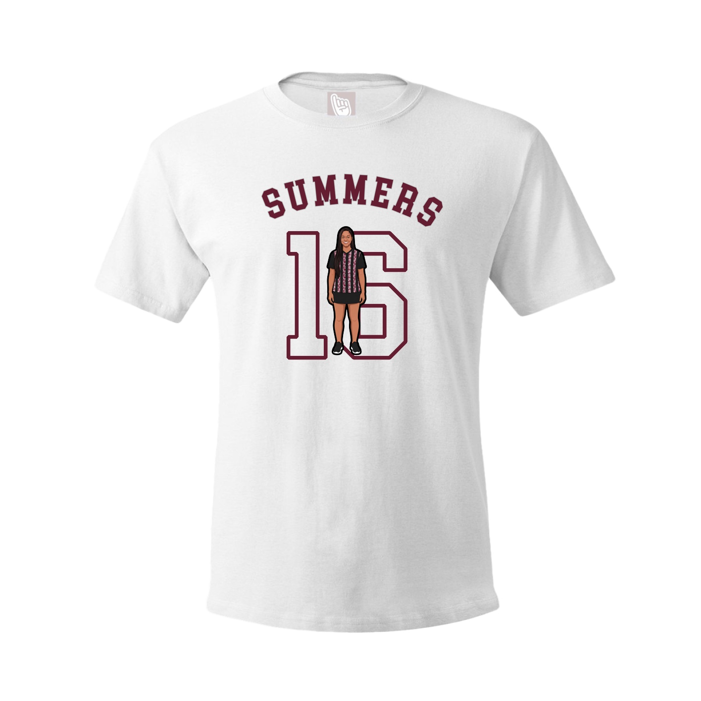 Youth Tee — Shirsey Arch in White