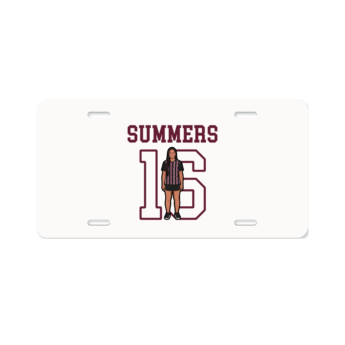 License Plate — Shirsey in Classic
