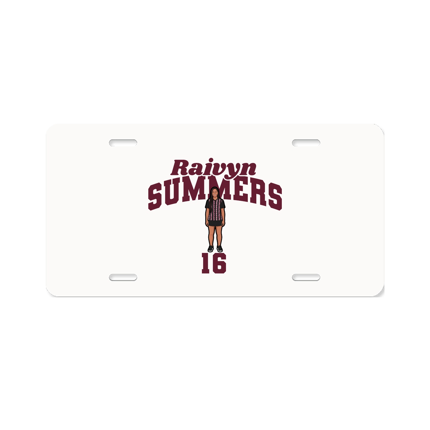 License Plate — Signature Arch in Classic