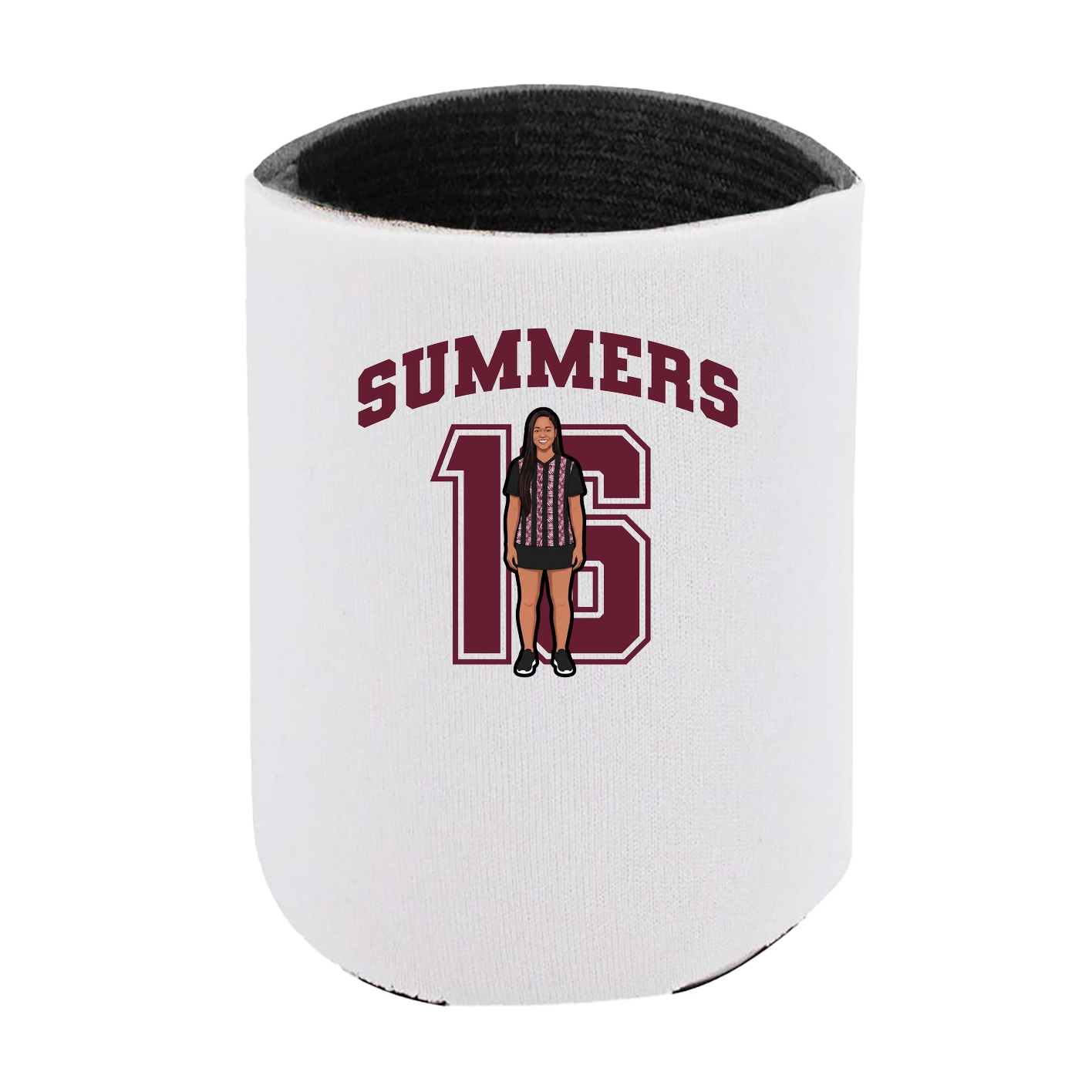 Can Holder — Number in White