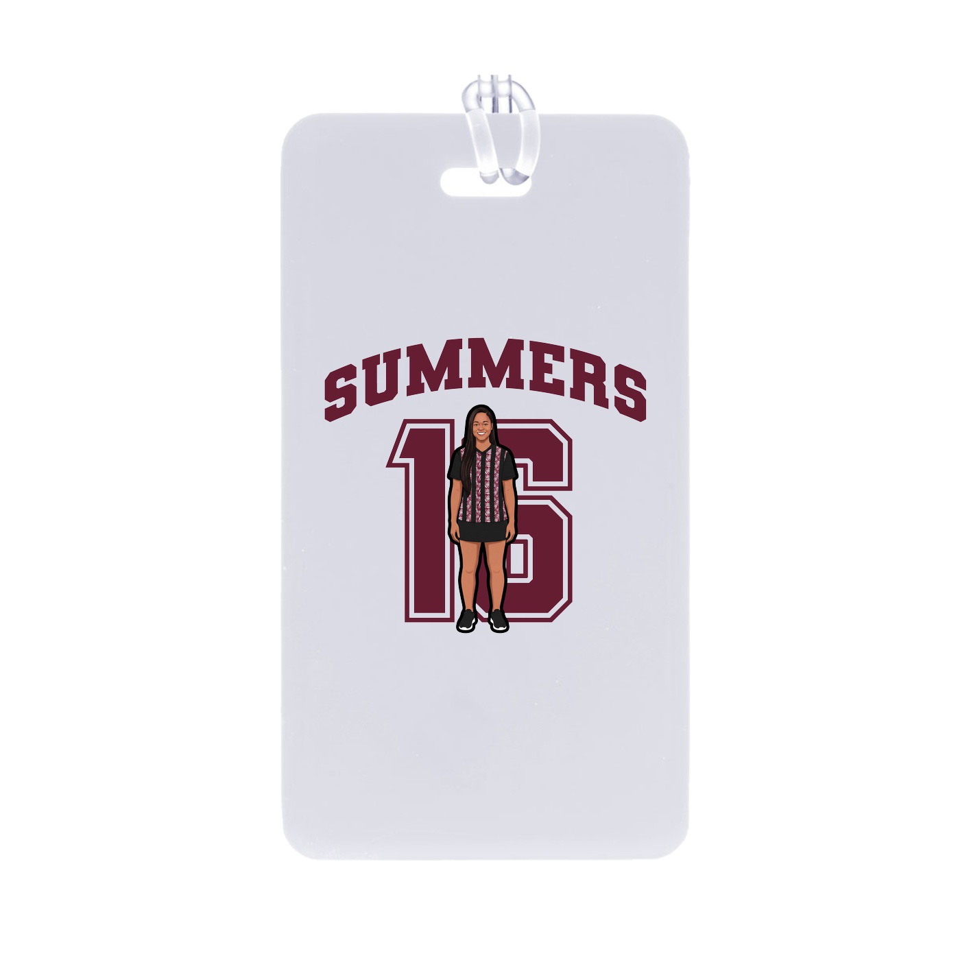 Bag Tag — Number in Classic