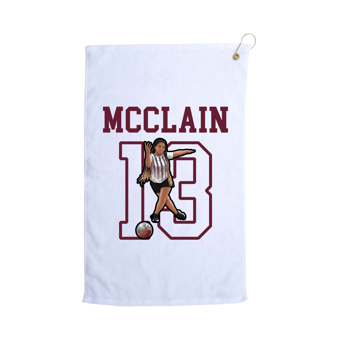 Golf Towel — Shirsey in White