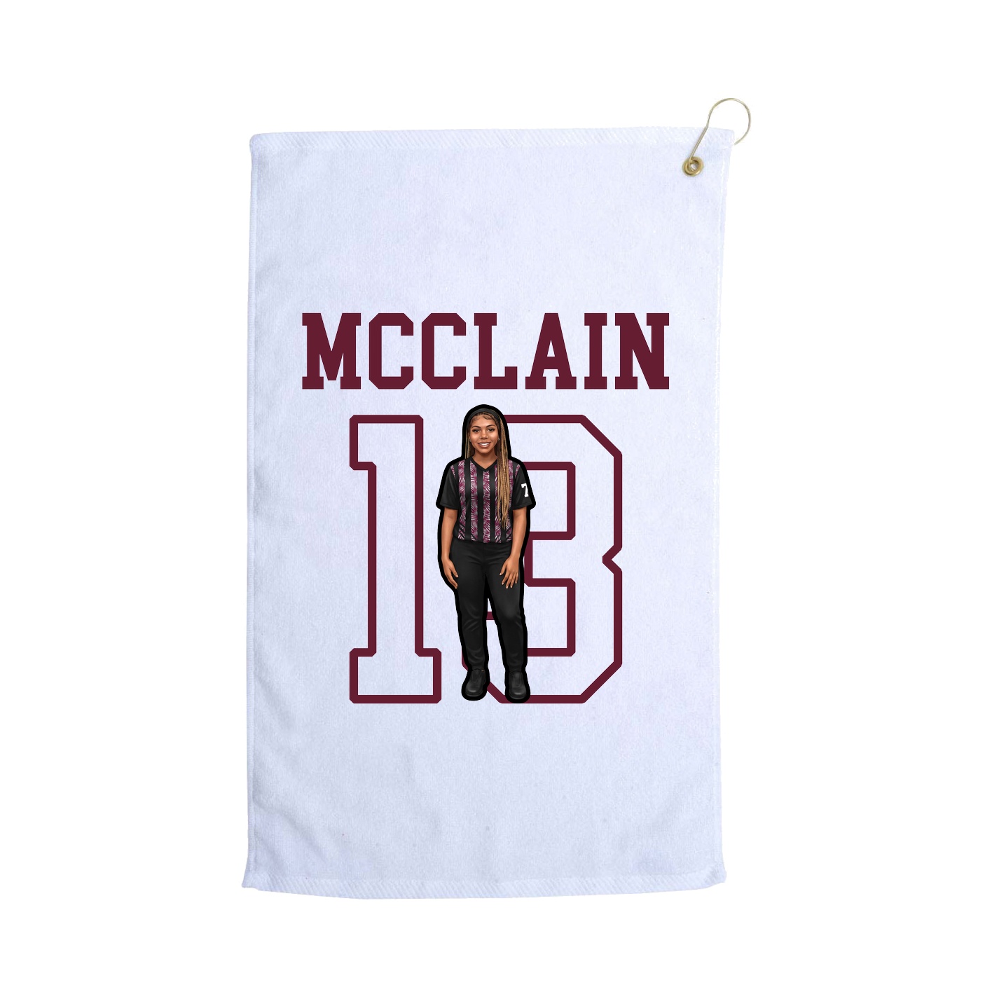 Golf Towel — Shirsey in White