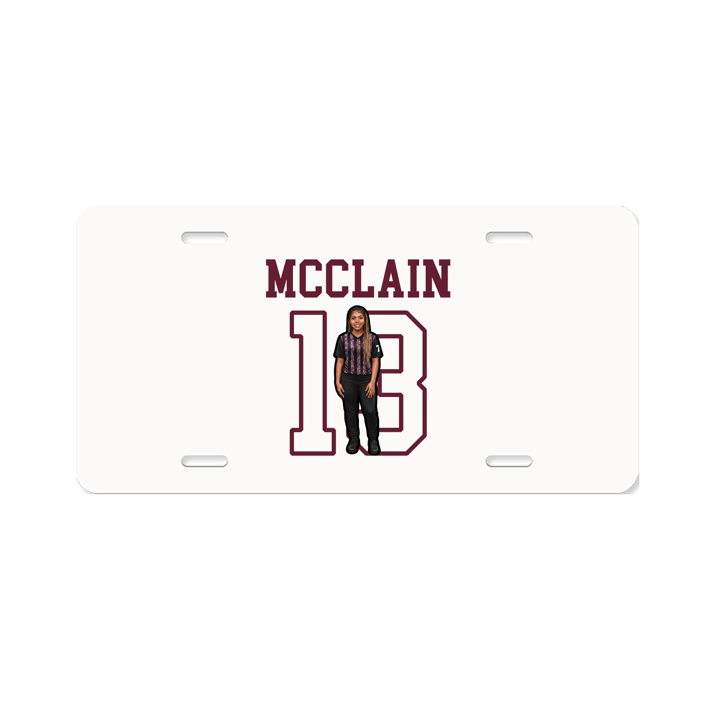 License Plate — Shirsey in Classic