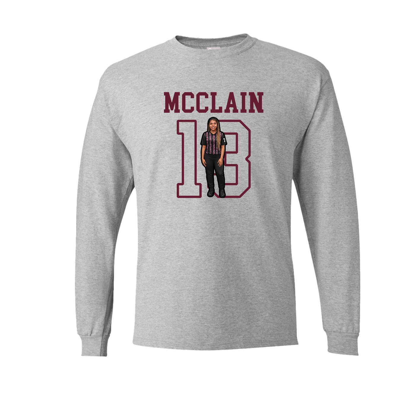 Long Sleeve Tee — Shirsey in Grey