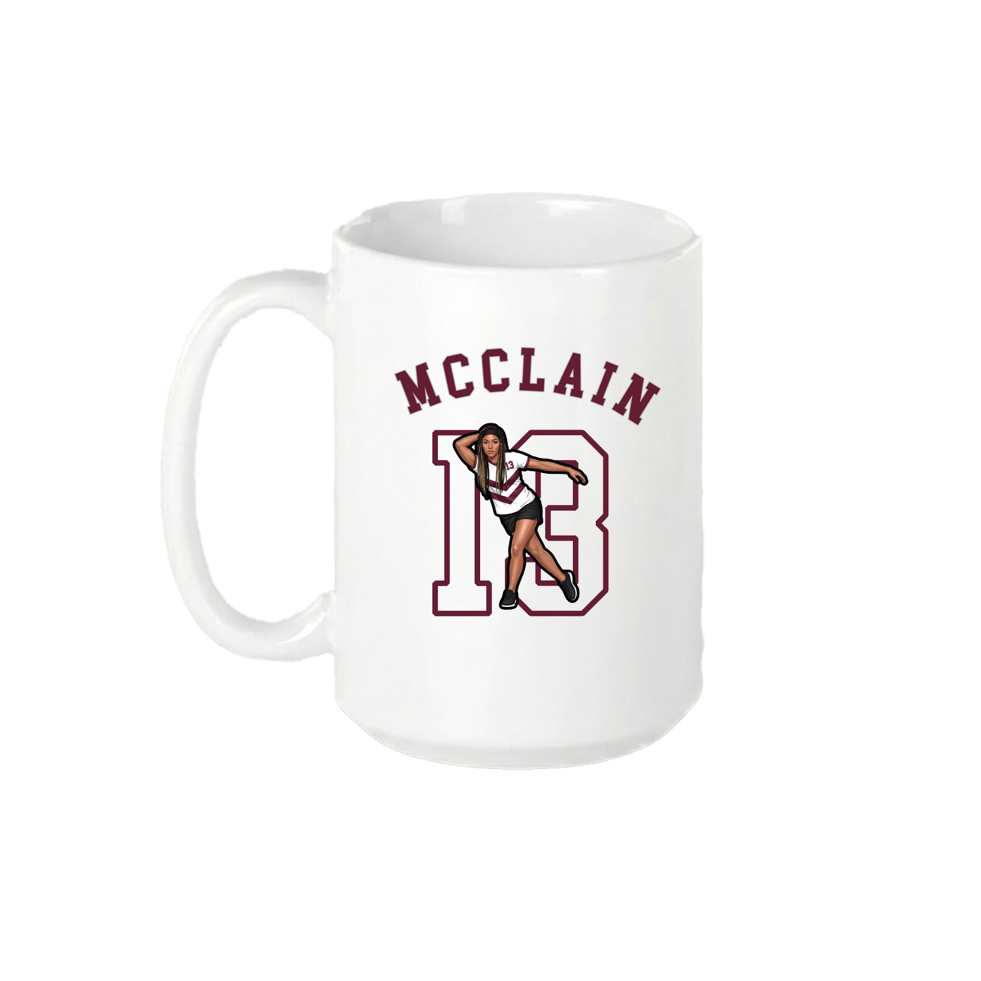 15oz Coffee Mug — Shirsey Arch in White