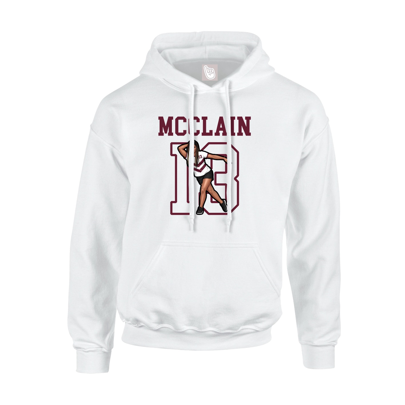 Youth Hoodie — Shirsey in White