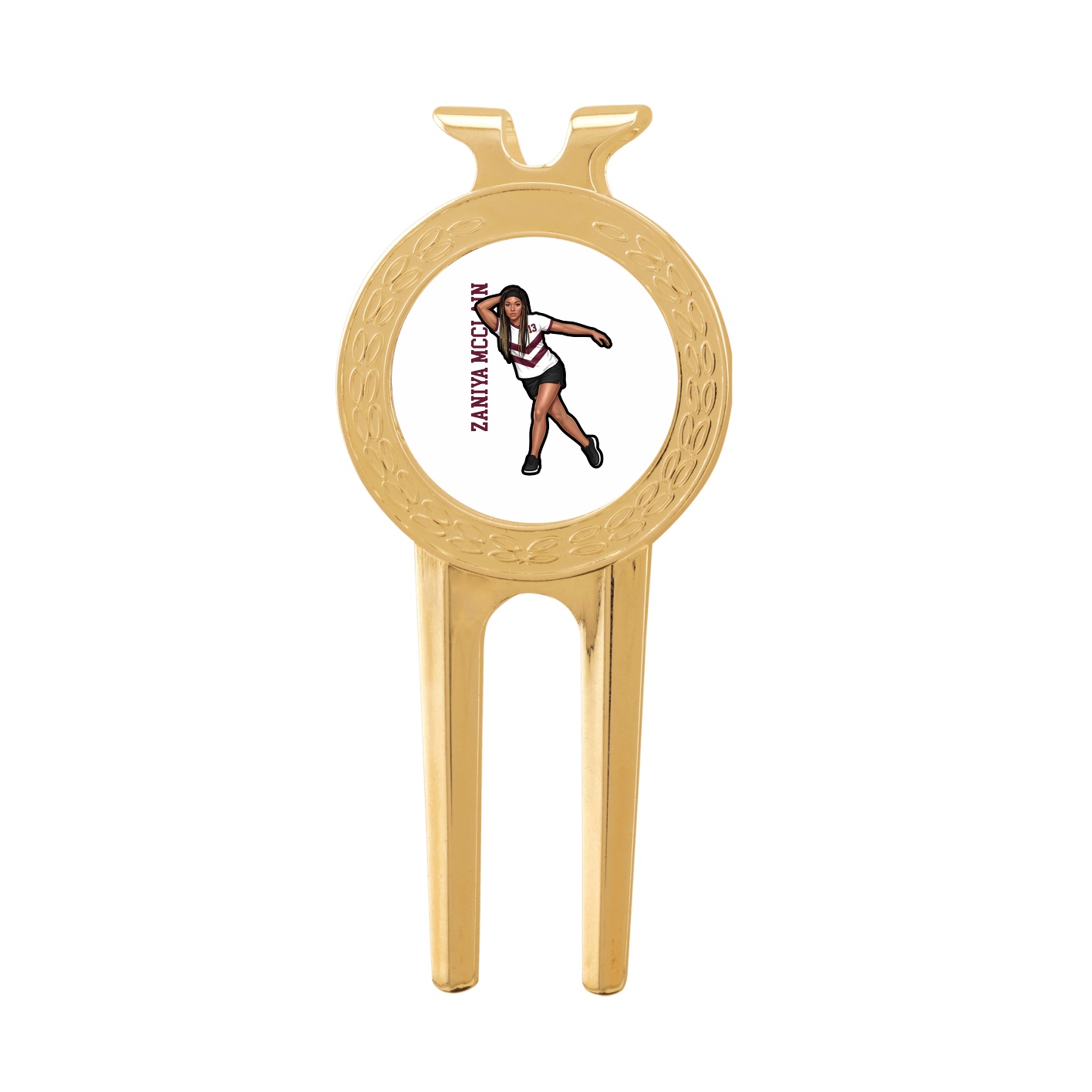 Divot Tool with Ball Marker — Name Vertical in Classic