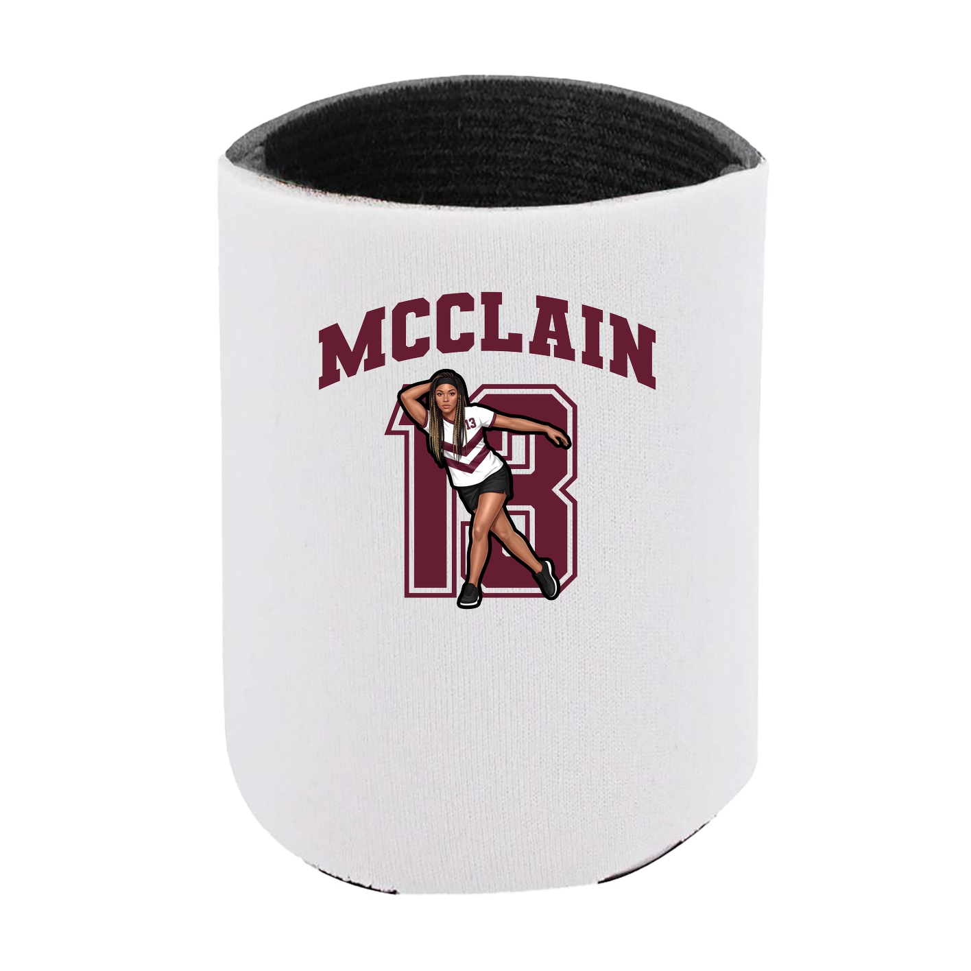 Can Holder — Number in White