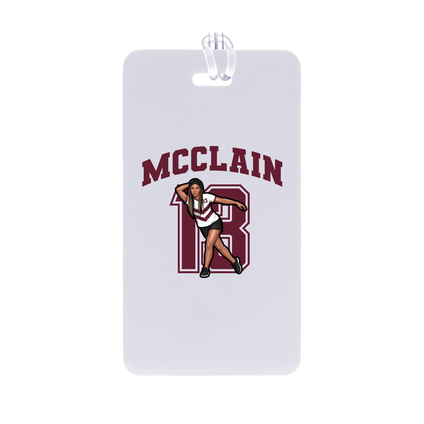 Bag Tag — Number in Classic