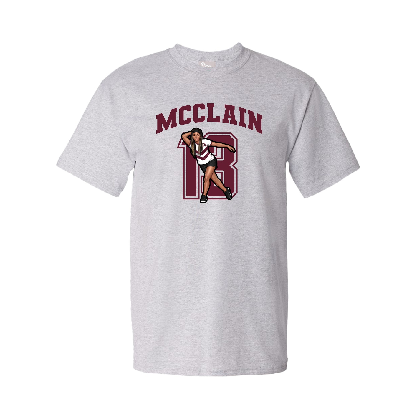 Tee — Number in Grey