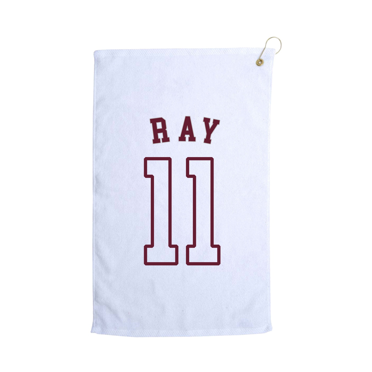 Golf Towel — Shirsey Arch in White