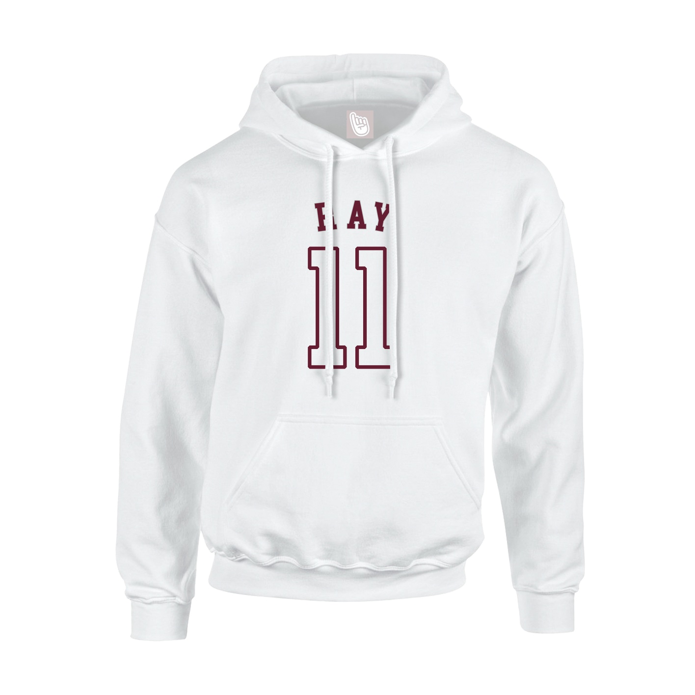 Hoodie — Shirsey Arch in White