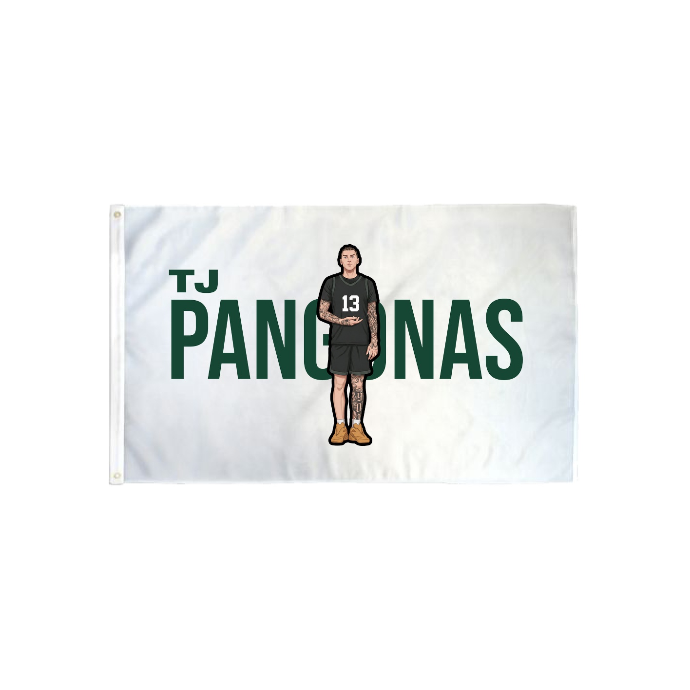 3x5 Flag — Player Name in Classic