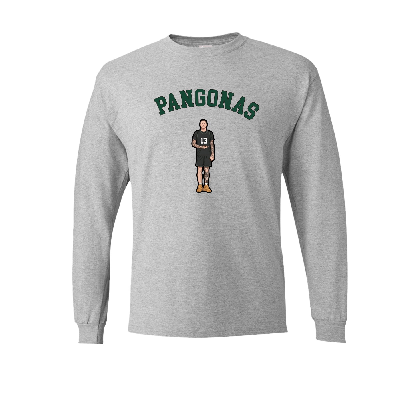 Long Sleeve Tee — Shirsey Arch in Grey