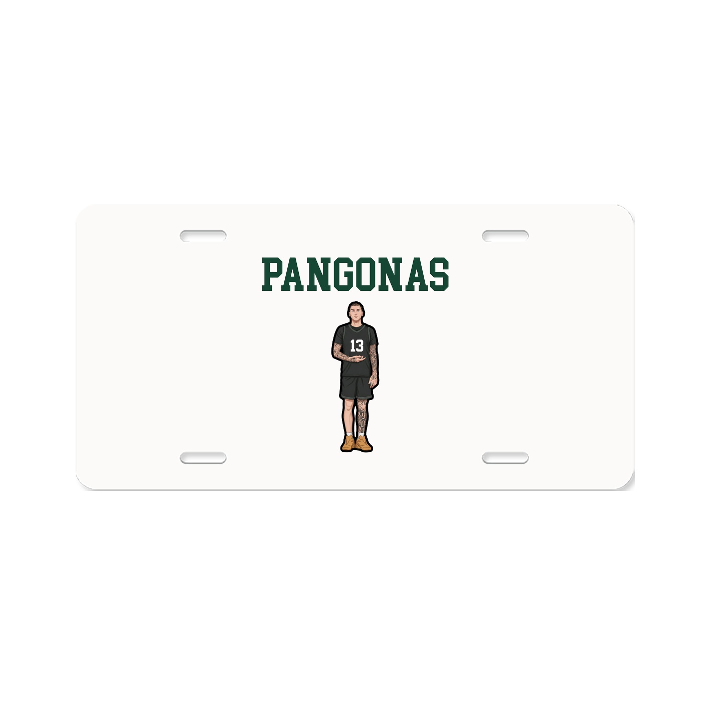 License Plate — Shirsey in Classic