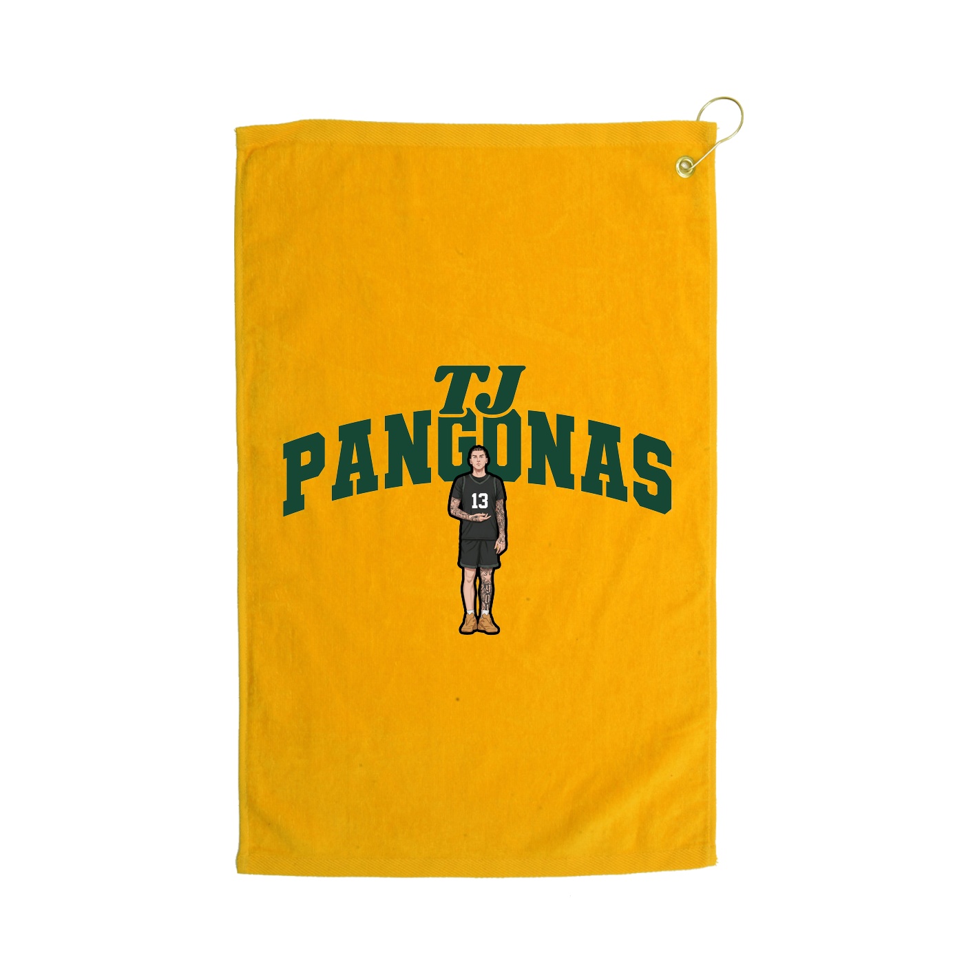 Golf Towel — Signature Arch in Gold