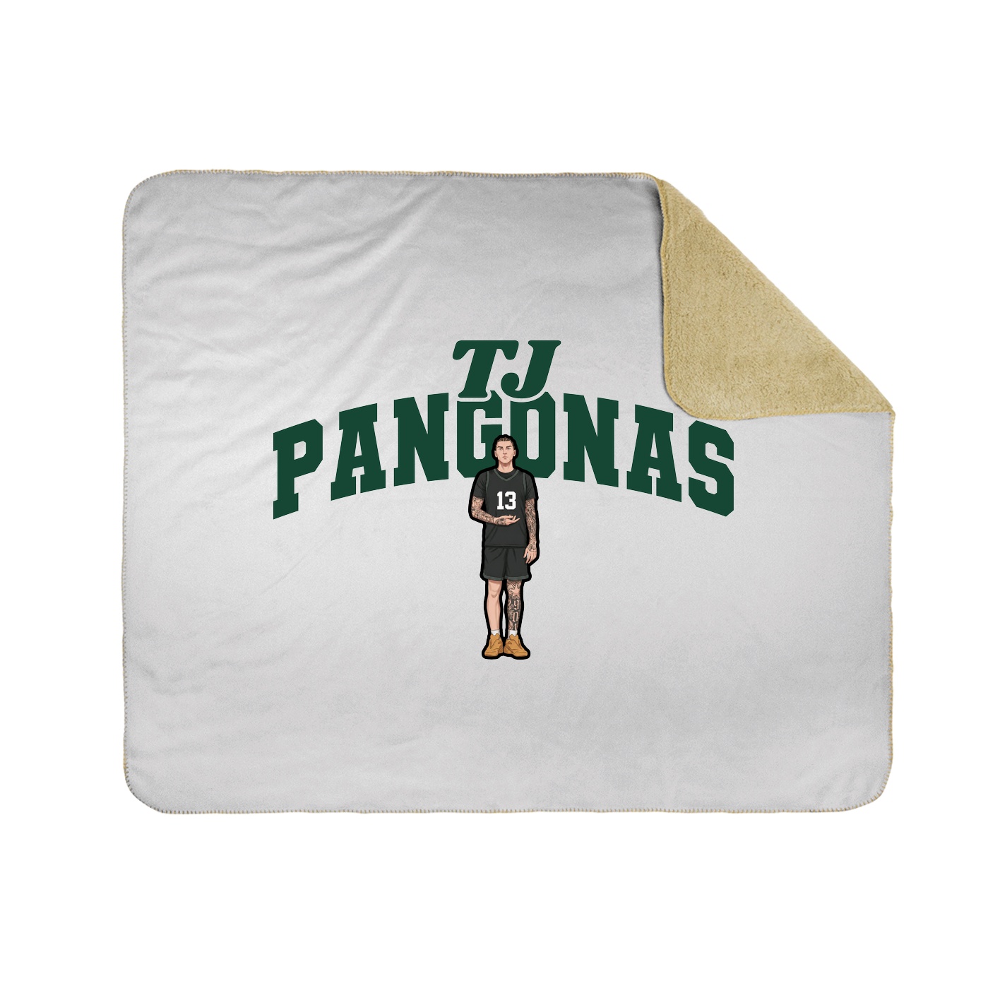Throw Blanket — Signature Arch in White