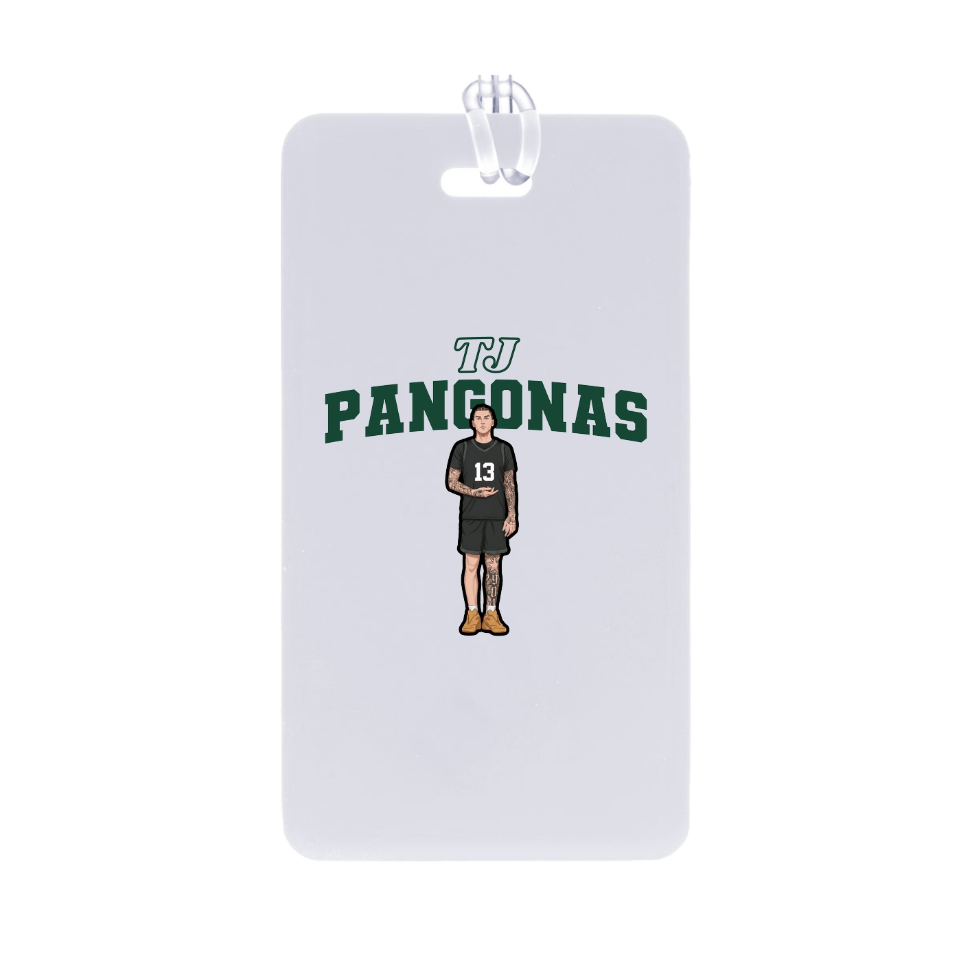 Bag Tag — Name Arch in Classic