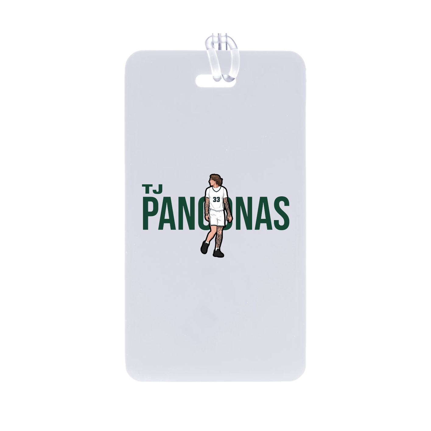 Bag Tag — Player Name in Classic
